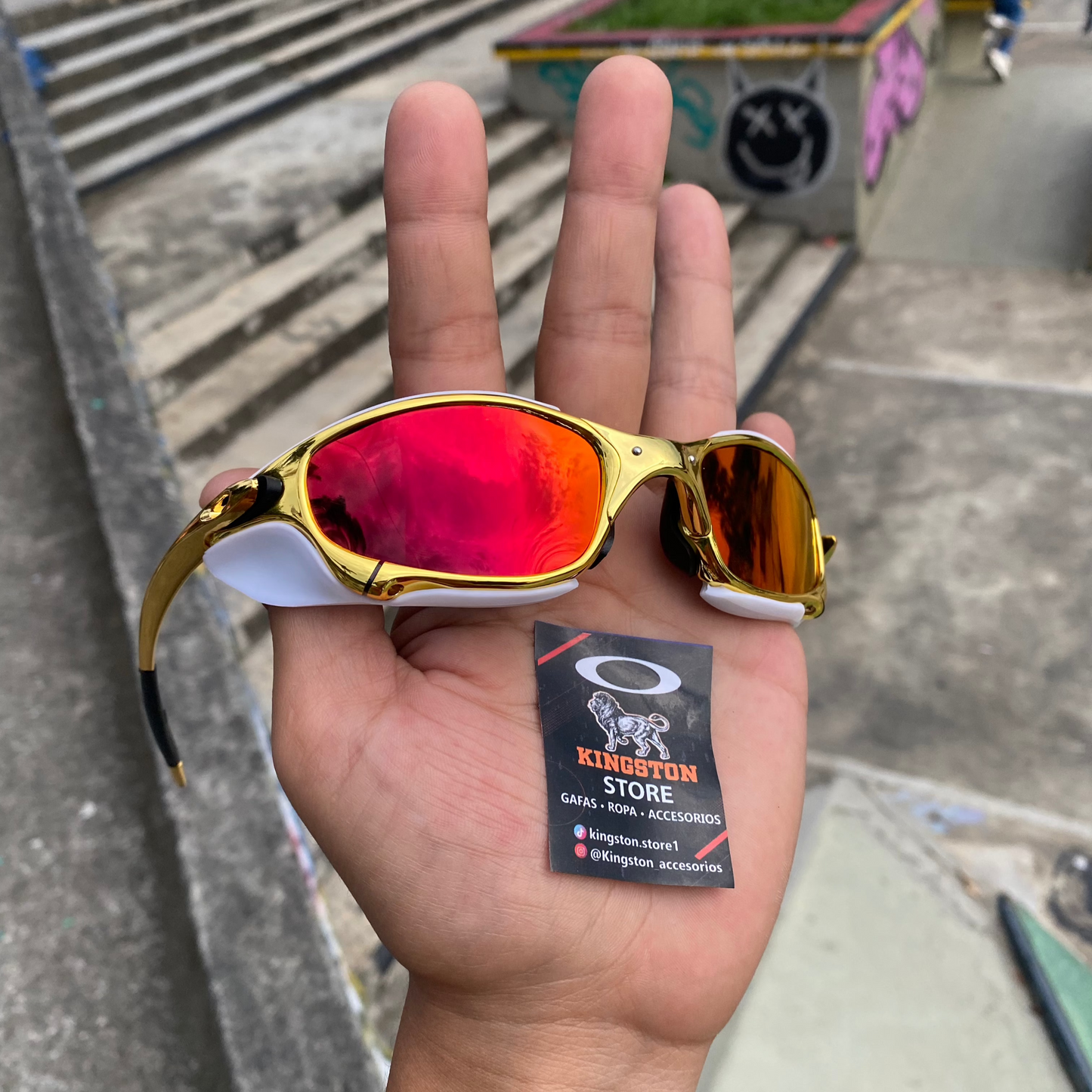 JULIET DORADA + SIDEBLINDERS BLANCOS
