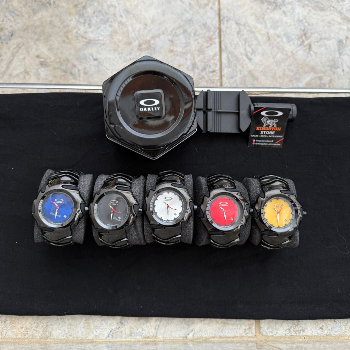 RELOJ BLADE NEGRO ROJO