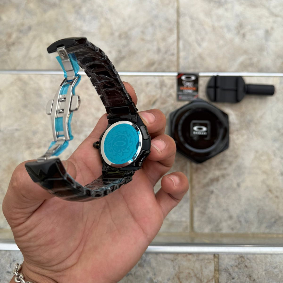 RELOJ BLADE NEGRO ROJO