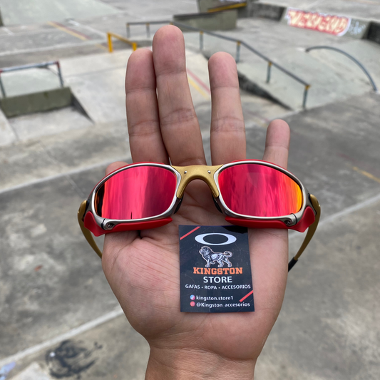 JULIET TIO GOLD + SIDEBLINDERS ROJOS