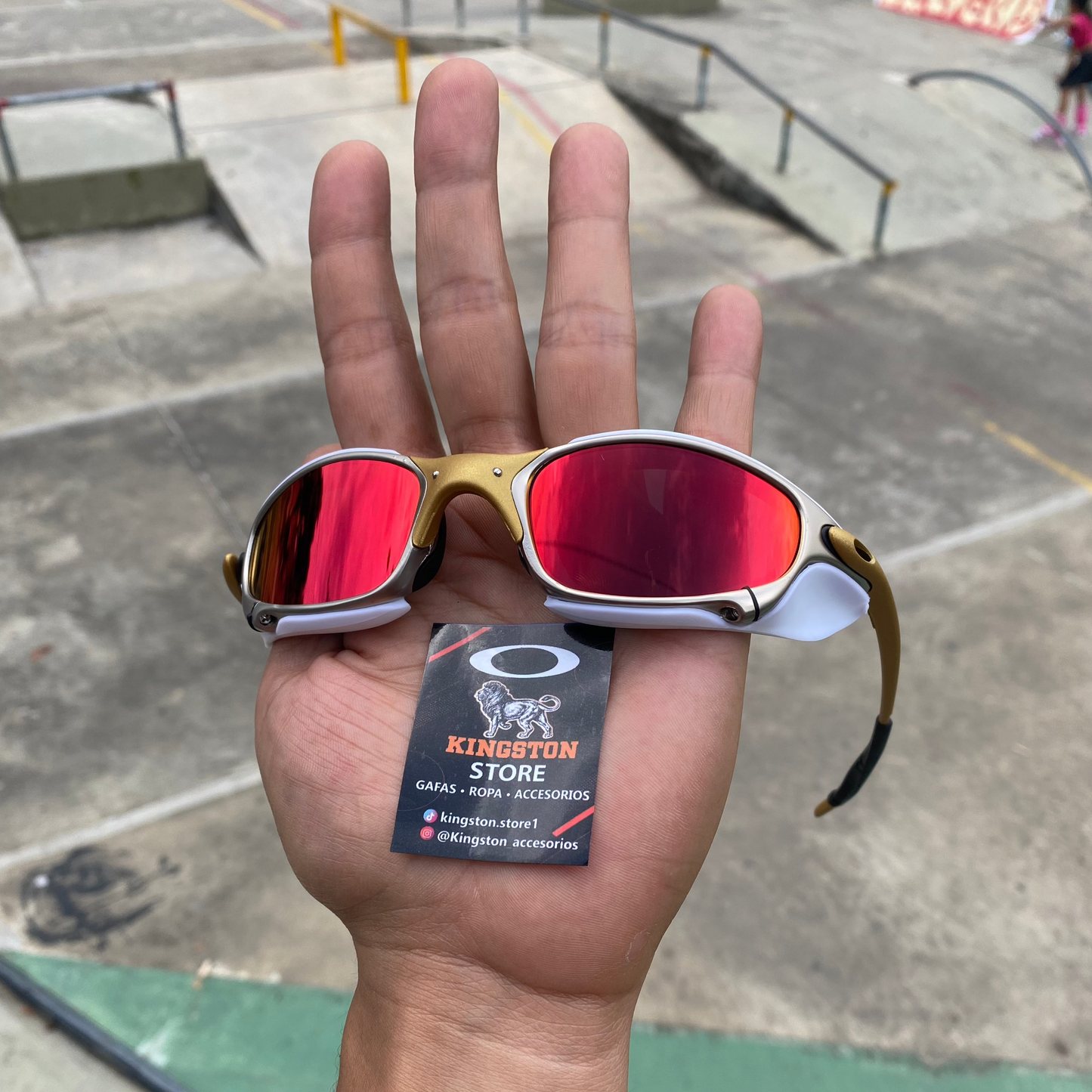 JULIET TIO GOLD + SIDEBLINDERS BLANCOS
