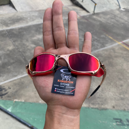 JULIET ORO ROSA TORCH + SIDEBLINDERS ROJOS