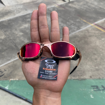 JULIET ORO ROSA TORCH + SIDEBLINDERS NEGROS
