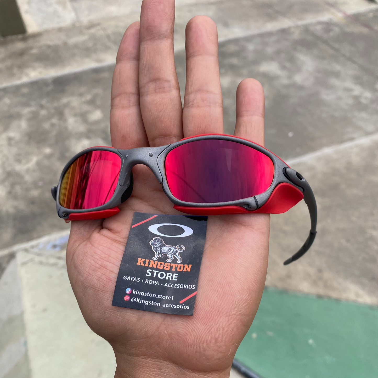 JULIET GRIS TORCH + SIDEBLINDERS ROJOS
