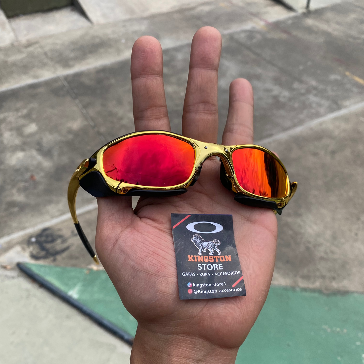JULIET DORADA + SIDEBLINDERS NEGROS