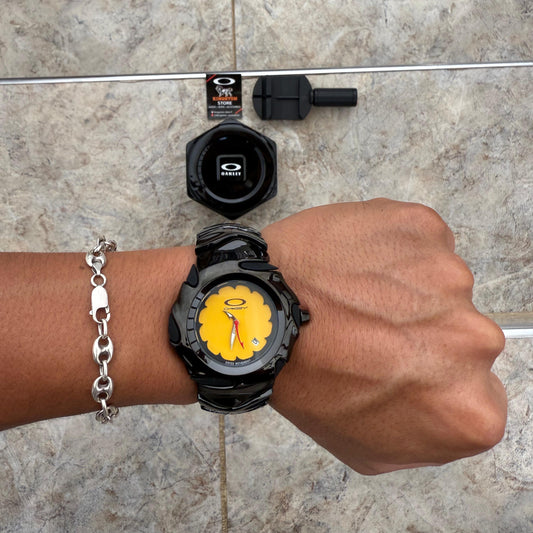 RELOJ BLADE  NEGRO AMARRILO